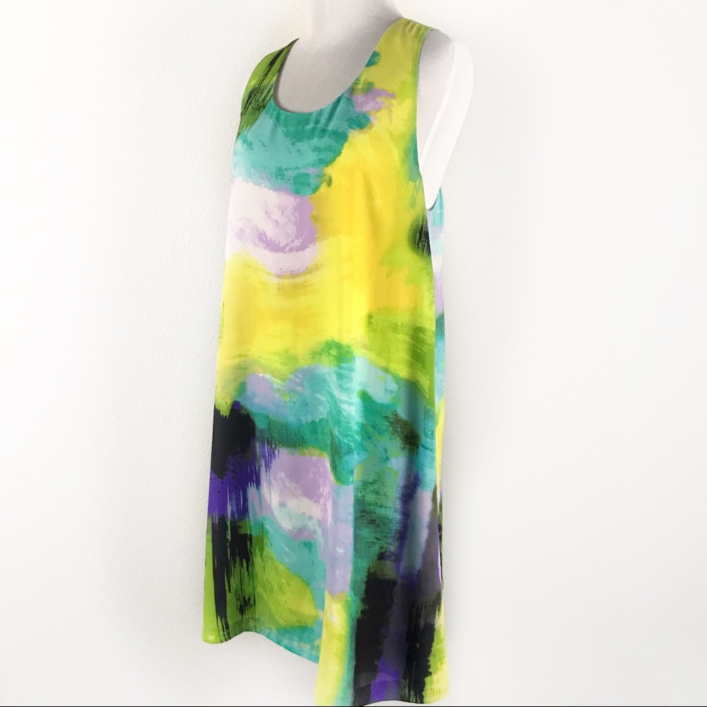 Chiffon Sundress Watercolor Print 6
